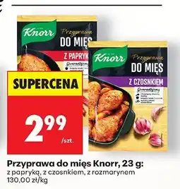 Biedronka Przyprawa do mięs Knorr, 23 g: z papryką, z czosnkiem, z rozmarynem oferta