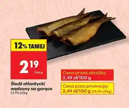 Biedronka Śledź atlantycki wędzony na gorąco Biedronka oferta