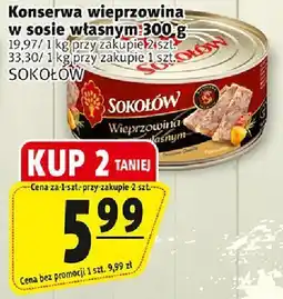 Prim Market Konserwa wieprzowina w sosie własnym SOKOŁÓW oferta
