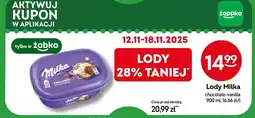 Żabka Lody Milka chocolate-vanilla 900ml oferta