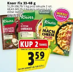 Prim Market Knorr Fix Unilever różne rodzaje oferta