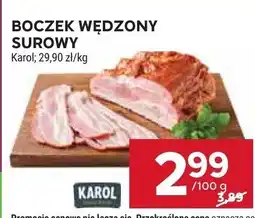 Stokrotka Boczek wędzony surowy Karol oferta