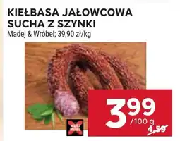 Stokrotka Kiełbasa jałowcowa sucha z szynki Madej & Wróbel oferta