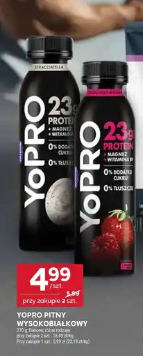 Stokrotka Napój proteinowy YOPRO Pitny Wysokobiałkowy 270g, różne smaki oferta