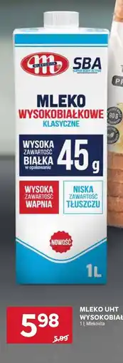 Stokrotka Mleko UHT wysokobiałkowe SBA 0,5% Mlekovita 1L Mlekovita SBA oferta
