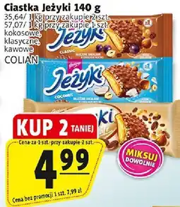 Prim Market Ciastka Jeżyki 140 g COLIAN oferta