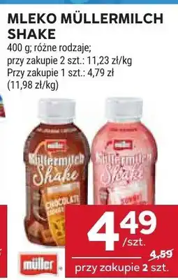 Stokrotka Mleko Müllermilch Shake 400g, różne rodzaje oferta