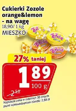 Prim Market Cukierki Zozole orange&lemon - na wagę MIESZKO oferta