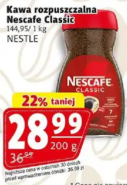 Prim Market Kawa rozpuszczalna Nescafe Classic NESTLE oferta