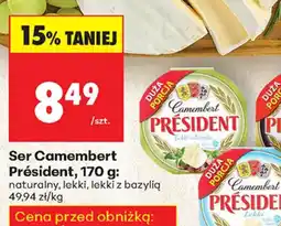Biedronka Ser Camembert Président oferta