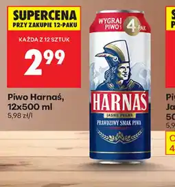 Biedronka Piwo Harnaś oferta