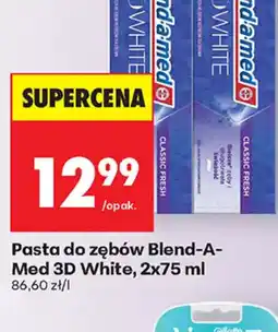 Biedronka Pasta do zębów Blend-A-Med 3D White oferta