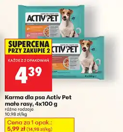 Biedronka Karma dla psa Activ Pet oferta