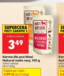 Biedronka Karma dla psa Maxi Natural oferta