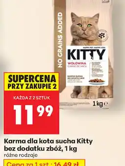 Biedronka Karma dla kota sucha Kitty oferta