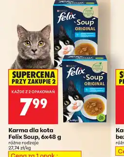 Biedronka Karma dla kota Felix Soup oferta