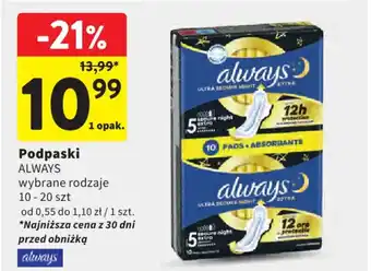 Intermarche Podpaski always oferta