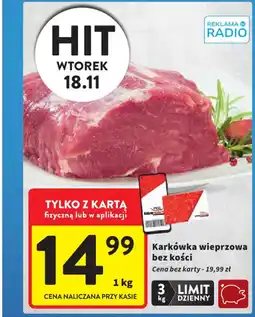 Intermarche Karkówka wieprzowa bez kości oferta