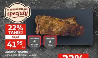 Auchan Żeberka pieczone oferta