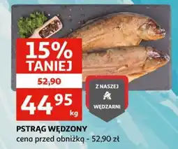 Auchan Pstrąg wędzony oferta