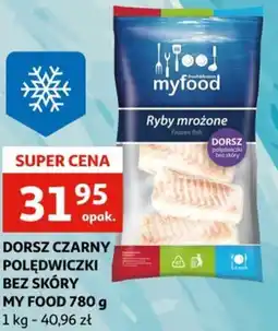 Auchan Dorsz czarny polędwiczki bez skóry my food oferta