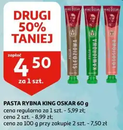 Auchan Pasta rybna king oskar oferta