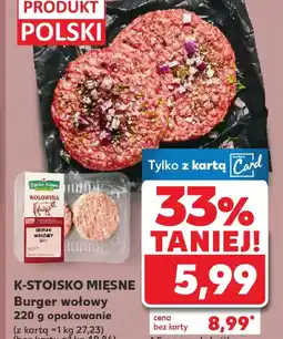 Kaufland Burger wołowy oferta