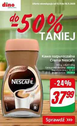 Dino Kawa rozpuszczalna Crema Nescafe oferta