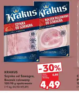 Kaufland Krakus Szynka od Szwagra, Boczek rolowany oferta