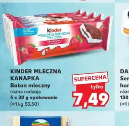Kaufland KINDER MLECZNA KANAPKA oferta