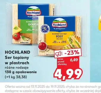 Kaufland HOCHLAND Ser topiony w plastrach oferta