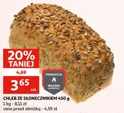 Auchan Chleb ze słonecznikiem oferta