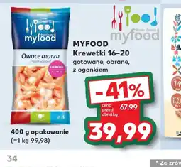 Kaufland MYFOOD Krewetki 16-20 oferta