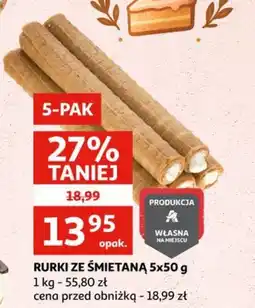 Auchan Rurki ze śmietaną oferta