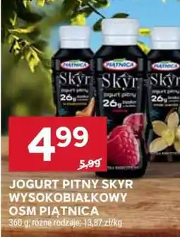Stokrotka Market Jogurt pitny skyr wysokobiałkowy OSM Piątnica oferta