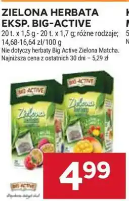 Stokrotka Market ZIELONA HERBATA EKSP. BIG-ACTIVE oferta