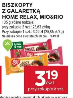 Stokrotka Market Biszkopty z galaretką Home Relax, Mio&Rio oferta