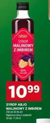 Stokrotka Market SYROP ABJO MALINOWY Z IMBIREM oferta