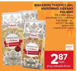 Stokrotka Market Makaron tradycyjny, nierówno siekany Polmak oferta
