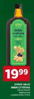 Stokrotka Market SYROP ABJO IMBIR CYTRYNA oferta