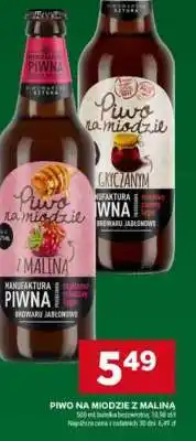 Stokrotka Market Piwo na miodzie z maliną oferta