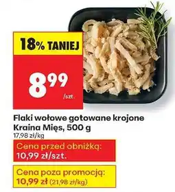 Biedronka Flaki wołowe gotowane krojone Kraina Mies 500 g oferta