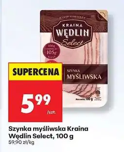 Biedronka Szynka myśliwska Kraina Wędlin Select, 100 g oferta