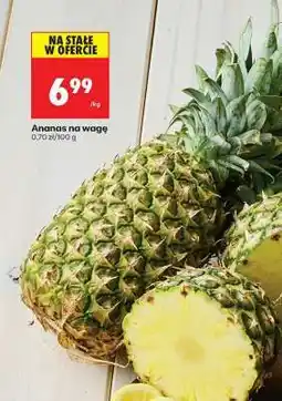 Biedronka Ananas na wagę oferta