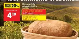 Biedronka Chleb w stylu włoskim, 500 g oferta