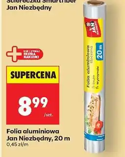 Biedronka Folia aluminiowa Jan Niezbędny, 20 m oferta