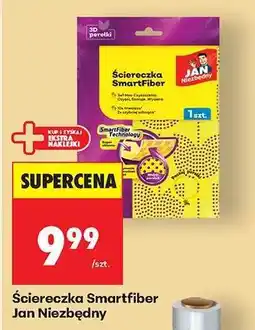 Biedronka Ściereczka Smartfiber Jan Niezbędny oferta