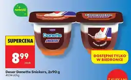 Biedronka Deser Danette Snickers, 2x90 g oferta