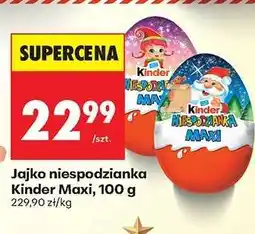 Biedronka Jajko niespodzianka Kinder Maxi, 100 g oferta