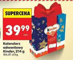 Biedronka Kalendarz adwentowy Kinder, 214 g oferta